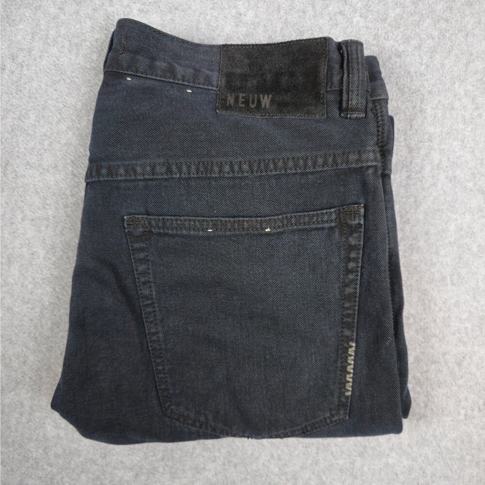 Neuw 30x29 Black Button Fly Jeans